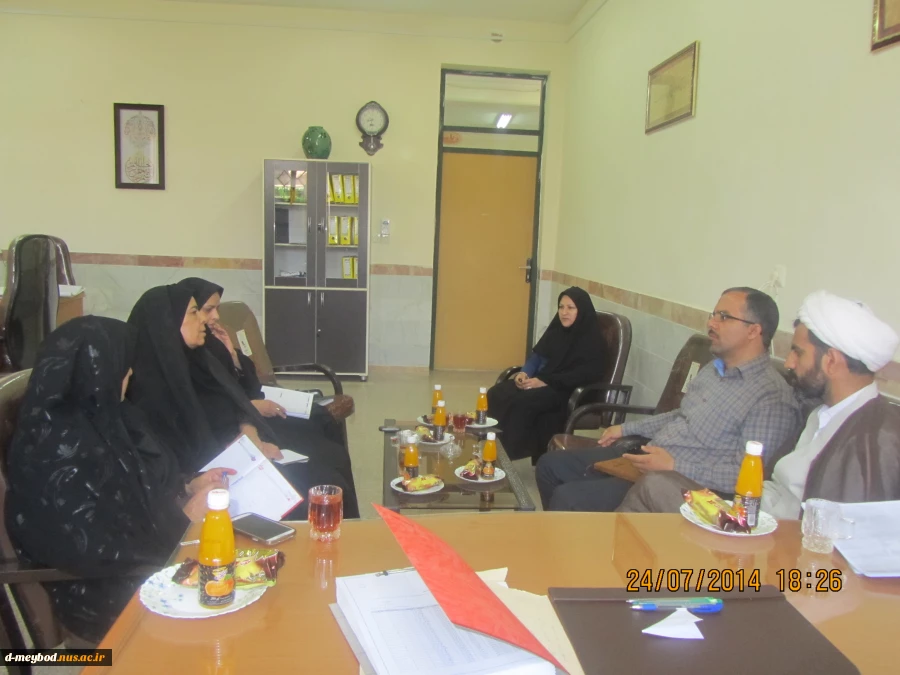 برگزاری جلسه شورای فرهنگی درآموزشکده با حضور جناب آقای جمالی معاون دفتر نهاد رهبری 2