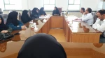 جلسه پرسنل دانشکده با ریاست محترم خانم دکتر خامسی به مناسبت هفته استاد