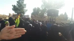 حضور دانشجویان در مراسم تشییع پیکر شهید گمنام