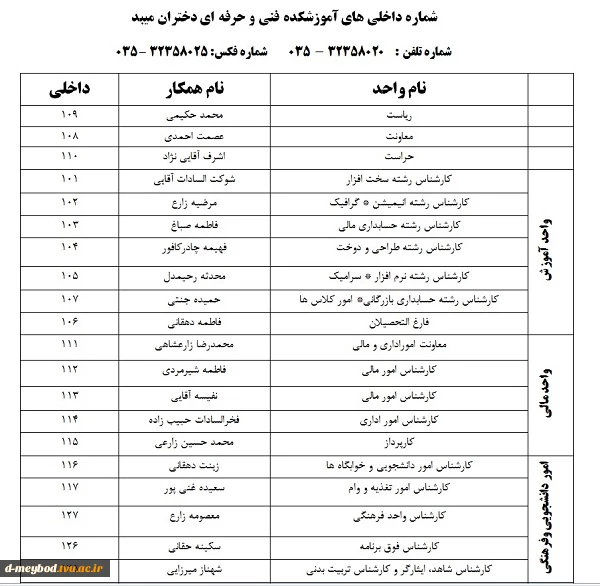 تلفن داخلی 2