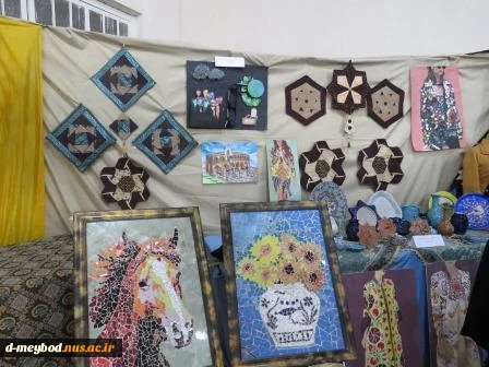 شرکت آموزشکده فنی دختران میبد در نمایشگاه دستاوردهای دانشجویان آموزشکده های فنی و حرفه ای استان  4