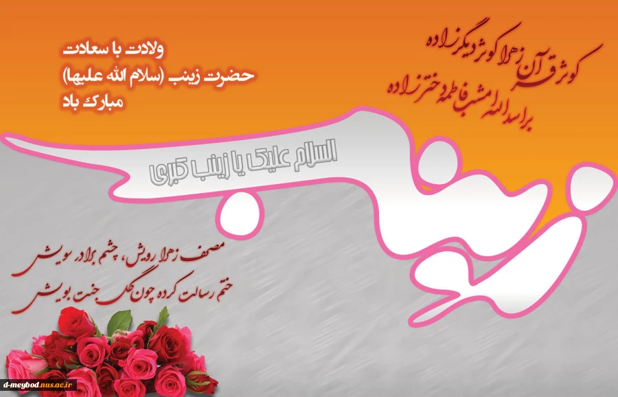 میلاد حضرت زینب (س) و روز پرستار مبارک باد. 2