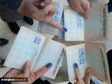 شرکت دانشجویان آموزشکده فنی دختران میبد در انتخابات مجلس شورای اسلامی 5