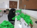 مشارکت آموزشکده فنی دختران میبد در تولید لباسهای بیمارستانی 2
