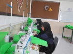 مشارکت آموزشکده فنی دختران میبد در تولید لباسهای بیمارستانی 5