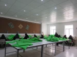 مشارکت آموزشکده فنی دختران میبد در تولید لباسهای بیمارستانی 3