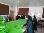 مشارکت آموزشکده فنی دختران میبد در تولید لباسهای بیمارستانی 4