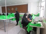 مشارکت آموزشکده فنی دختران میبد در تولید لباسهای بیمارستانی 11