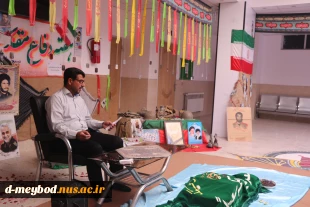 مراسم سوگواری حضرت رقیه سلام الله علیها همراه با گرامیداشت هفته دفاع مقدس در آموزشکده فنی دختران میبد 5