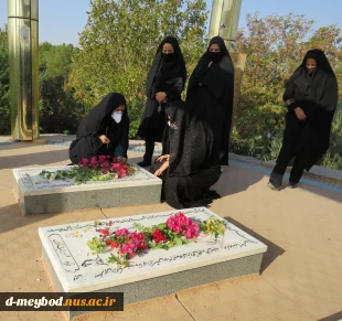 برگزاری پیاده روی نمادین و زیارت قبور شهدای گمنام در آستانه اربعین حسینی 2