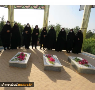 برگزاری پیاده روی نمادین و زیارت قبور شهدای گمنام در آستانه اربعین حسینی 3