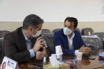 بازدید دکتر زمانی معاونت اداری مالی دانشگاه فنی ودکتر ضرغامی مدیر کل حقوقی دانشگاه از آموزشکده فنی دختران میبد 8