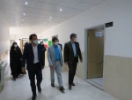 بازدید دکتر زمانی معاونت اداری مالی دانشگاه فنی ودکتر ضرغامی مدیر کل حقوقی دانشگاه از آموزشکده فنی دختران میبد 6