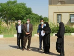 بازدید دکتر زمانی معاونت اداری مالی دانشگاه فنی ودکتر ضرغامی مدیر کل حقوقی دانشگاه از آموزشکده فنی دختران میبد 5