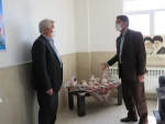 بازدید دکتر زمانی معاونت اداری مالی دانشگاه فنی ودکتر ضرغامی مدیر کل حقوقی دانشگاه از آموزشکده فنی دختران میبد 4