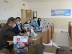 بازدید دکتر زمانی معاونت اداری مالی دانشگاه فنی ودکتر ضرغامی مدیر کل حقوقی دانشگاه از آموزشکده فنی دختران میبد 4