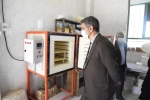 بازدید دکتر زمانی معاونت اداری مالی دانشگاه فنی ودکتر ضرغامی مدیر کل حقوقی دانشگاه از آموزشکده فنی دختران میبد 11