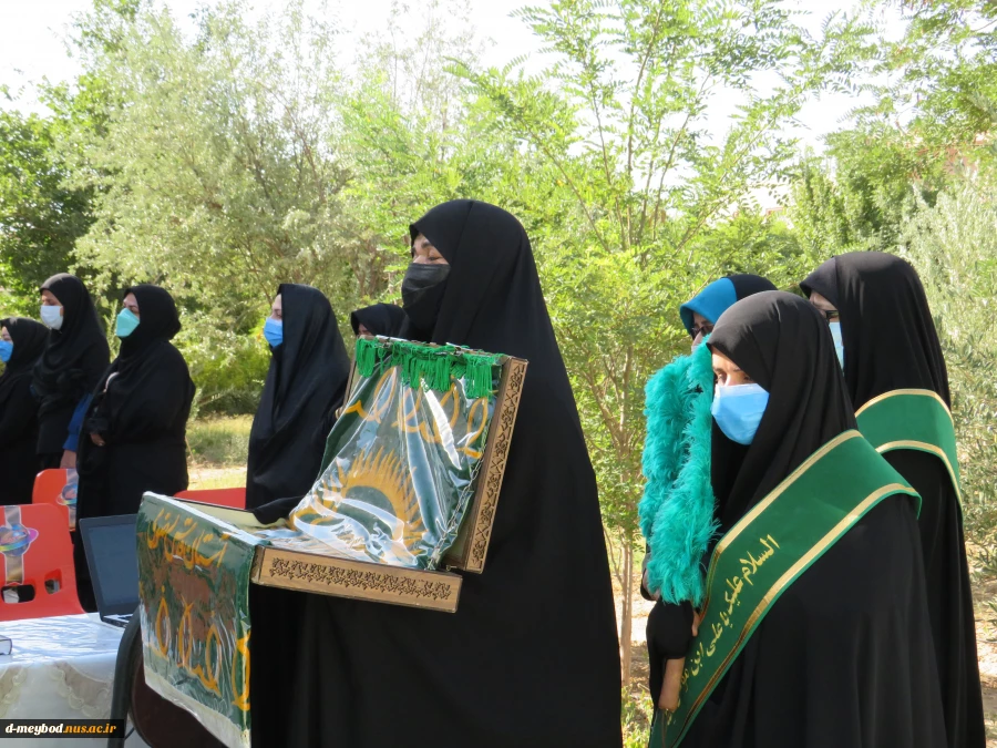 برگزاری مراسمی با حضور خادمیاران حرم علی بن موسی الرضا در آموزشکده فنی دختران میبد 3