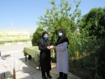 برگزاری مراسمی با حضور خادمیاران حرم علی بن موسی الرضا در آموزشکده فنی دختران میبد 10