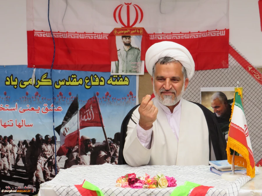 بیان خاطرات هشت سال دفاع مقدس از زبان نماینده نهاد رهبری  استان حجة الاسلام غنضنفری  2