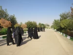 برگزاری پیاده روی نمادین  کارکنان   آموزشکده فنی دختران میبد به مناسبت اربعین حسینی  3