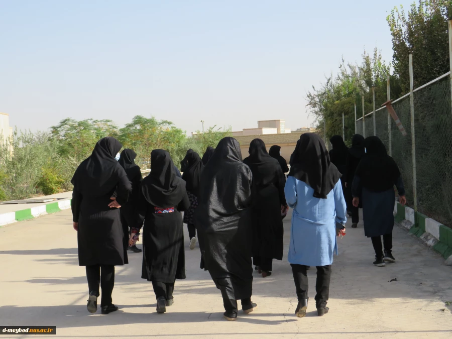 برگزاری پیاده روی نمادین  کارکنان   آموزشکده فنی دختران میبد به مناسبت اربعین حسینی  4