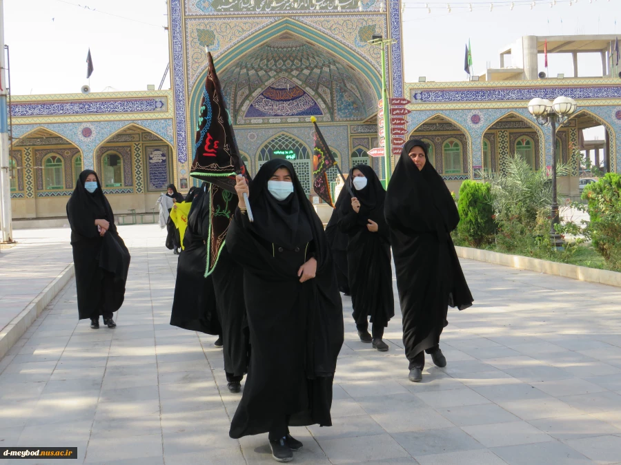 پیاده روی نمادین اربعین کارکنان آموزشکده فنی دختران میبد 5