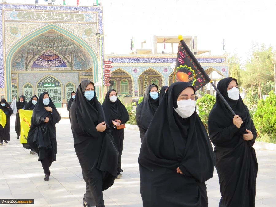 پیاده روی نمادین اربعین کارکنان آموزشکده فنی دختران میبد 6