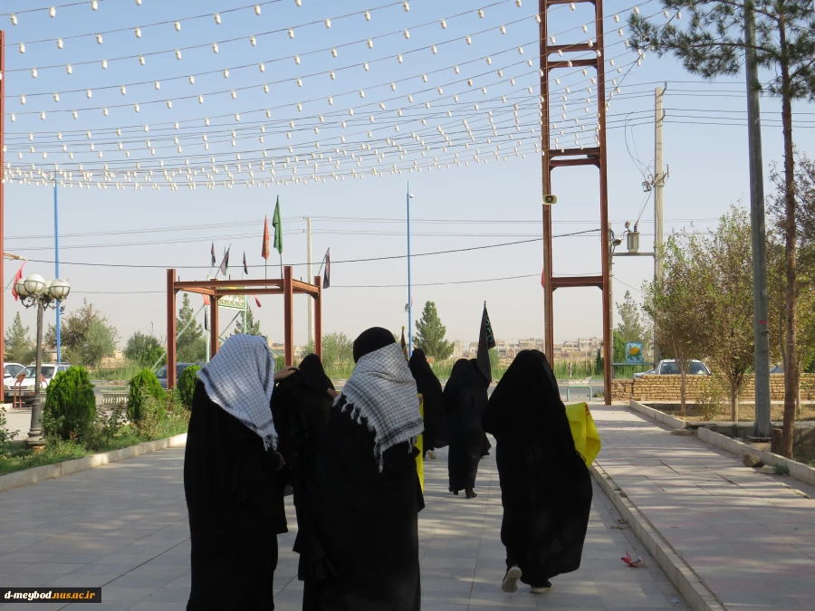 پیاده روی نمادین اربعین کارکنان آموزشکده فنی دختران میبد 8