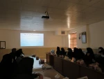 برگزاری جلسه سلامت وبهداشت زنان به مناسبت هفته تربیت بدنی درآموزشکده فنی دختران میبد 2