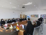 برگزاری جلسه حلقه صالحین همزمان با شهادت حضرت معصومه (س)در آموزشکده فنی دختران میبد 2