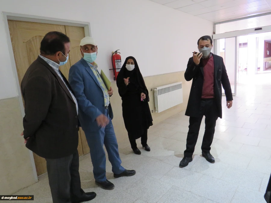 بازدید سرزده دکتر عندلیب رئیس دانشگاه فنی استان از آموزشکده فنی دختران میبد 3
