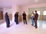 بازدید سرزده دکتر عندلیب رئیس دانشگاه فنی استان از آموزشکده فنی دختران میبد 5