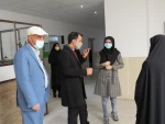 بازدید سرزده دکتر عندلیب رئیس دانشگاه فنی استان از آموزشکده فنی دختران میبد 5
