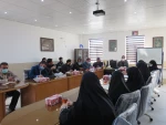 بازدید رئیس بسیج ناحیه استان به همراه معاونین از بسیج پایگاه رقیه آموزشکده فنی دختران میبد 2
