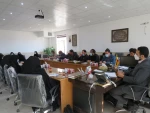 بازدید رئیس بسیج ناحیه استان به همراه معاونین از بسیج پایگاه رقیه آموزشکده فنی دختران میبد 3