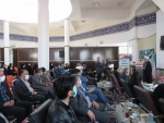 برگزاری جلسه تودیع ریاست سابق ومعارفه ریاست جدید آموزشکده فنی دختران میبد با حضور مسئولین شهرستان ورؤسای سایر مراکز دانشگاه فنی وحرفه ای استان 9