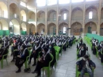 حضور پرشور بسیج کارمندی فاطمه الزهرا آموزشکده فنی دختران میبددر گردان کوثر 7