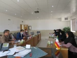 بازدید نماینده هیأت نظارت و ارزیابی دانشگاه فنی و حرفه ای کشور از آموزشکده فنی دختران میبد 7