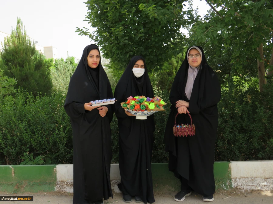 خوش آمد گویی به دانشجویان در اولین هفته حضور دانشجویان بومی وغیر بومی در کنار هم در آموزشکده فنی دختران میبد 3