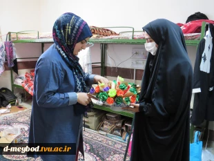خوش آمد گویی به دانشجویان در اولین هفته حضور دانشجویان بومی وغیر بومی در کنار هم در آموزشکده فنی دختران میبد 8