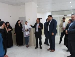 بازدید دکتر خسرویان، رئیس دانشگاه فنی و حرفه ای کشور از مرکز آموزشکده فنی دختران میبد 7