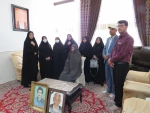 دیدار سرپرست وکارکنان آموزشکده فنی دختران میبدبا خانواده شهید حمید بحری 2