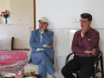 دیدار سرپرست وکارکنان آموزشکده فنی دختران میبدبا خانواده شهید حمید بحری 6
