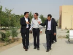 بازدیدمهندس رفیعی ودکتر زادزکی از طرح های عمرانی آموزشکده فنی دختران میبد 3