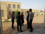 بازدیدمهندس رفیعی ودکتر زادزکی از طرح های عمرانی آموزشکده فنی دختران میبد 11