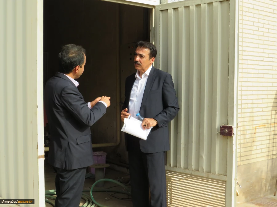 بازدیدمهندس رفیعی و مهندس زاده زکی از آموزشکده فنی دختران میبد 3