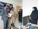 بازدید بسیج از پایگاه بسیج کارمندی فاطمه الزهرا آموزشکده فنی دختران میبد 6