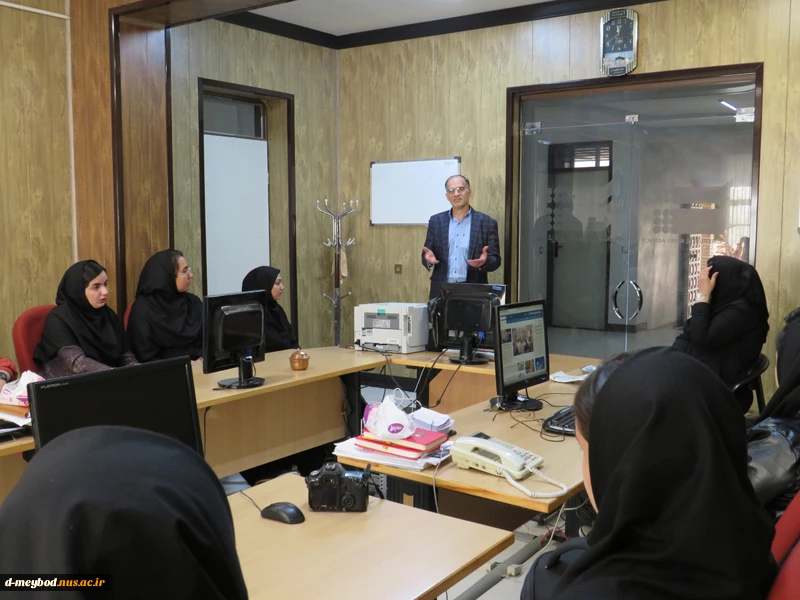 بازدید دانشجویان آموزشکده فنی دختران میبداز خبرگزاری ایرنا یزد 2