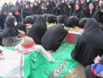 وداعی شیرین با شهیدگمنام در آموزشکده فنی دختران میبد 7